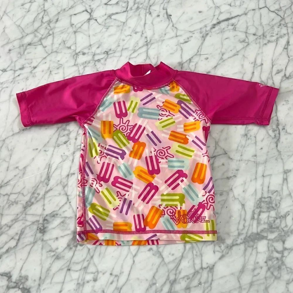 UV Skinz Popsicle rash guard Sz 4T